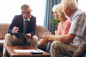 making decisions - doctor talking to patient