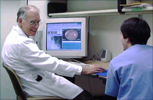 Doctor using VISTA Imaging