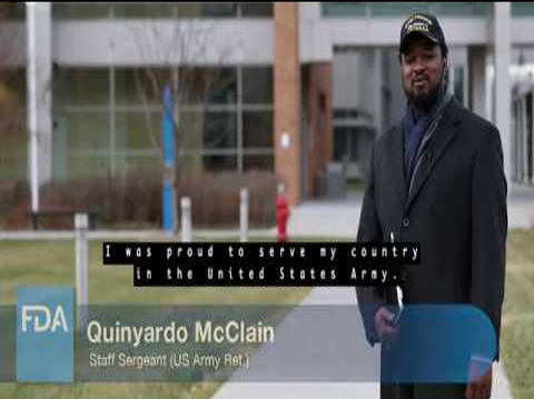 FDA OHE Inclusion of Veterans in Clinical Trials Image Quinyardo McClain, Staff Sergeant (US Army Ret.)