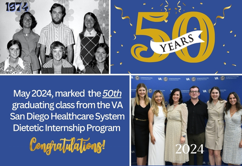 VA San Diego Dietetic Internship Program Celebrates 50 Years!