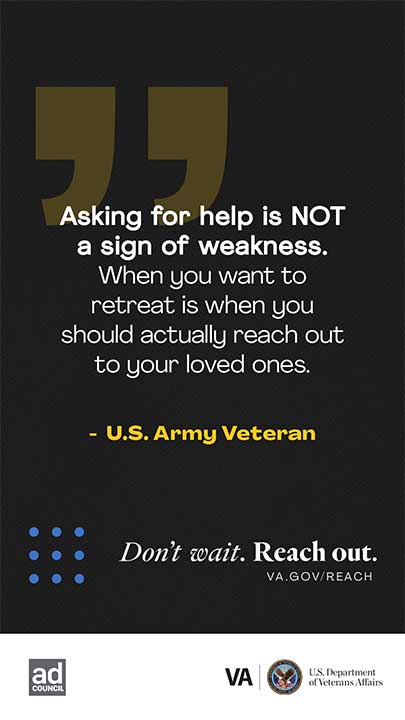 Asking for help is NOT a sign of weakness.