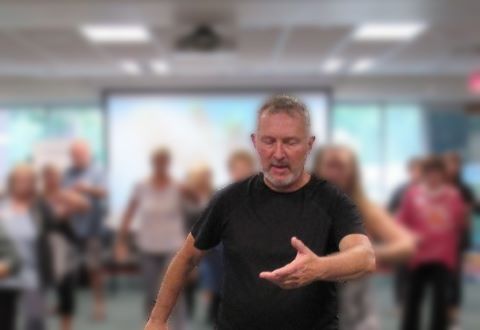 Man teaching Tai Chi