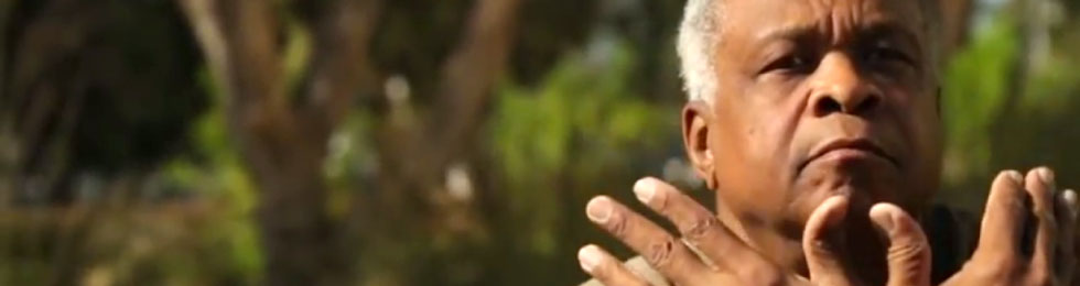 A man practicing Tai Chi