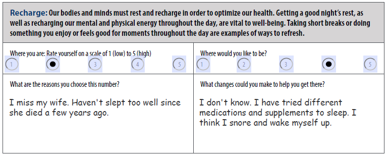 sample Recharge form