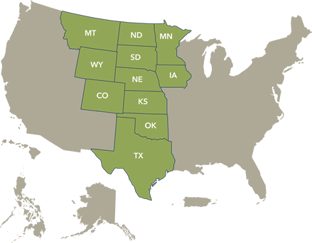 Continental District Map