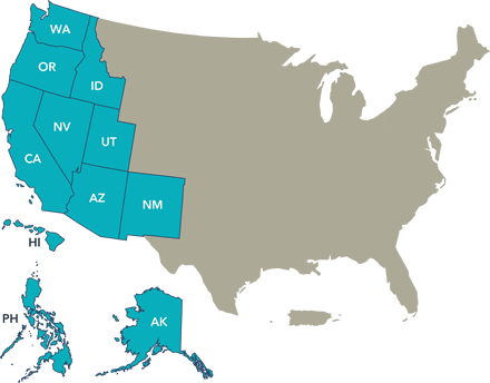 Pacific District Map