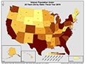 Thumbnail of the Veteran Population under 25 years old map