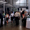 Forum participants browsing the Information Marketplace.